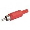 ▷ Macho Coaxial Rojo - Pack 25 uds
