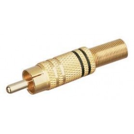 ▷ Conector Negro Dorado - Pack 25 uds