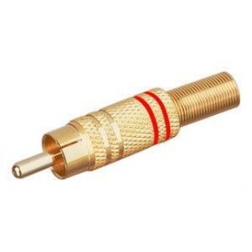 ▷ Conector Rojo Dorado - Pack 25 uds