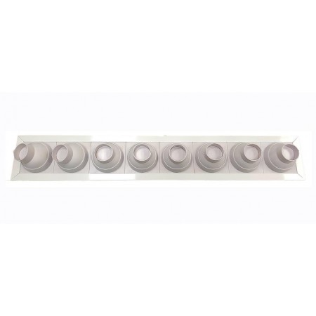Placa bocas inductoras para superfiecies planas ESCOCLIMA 8 bocas BI-ER