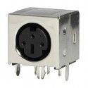 ▷ Conector Base Mini Din Blindado. Con I 3C. - Pack 100 uds