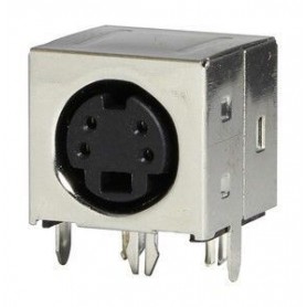 ▷ Conector Base Mini Din Blindado. Con I 4C. - Pack 100 uds