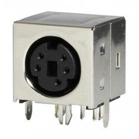 ▷ Conector Base Mini Din Blindado. Con I 5C. - Pack 25 uds