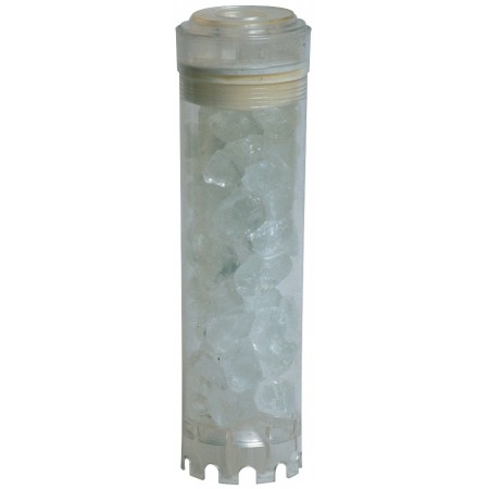 Cartucho contenedor polifosfatos CP para filtro 3 piezas 10" STANDARD