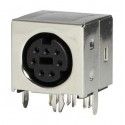 ▷ Conector Base Mini Din Blindado. Con I 7C. - Pack 25 uds