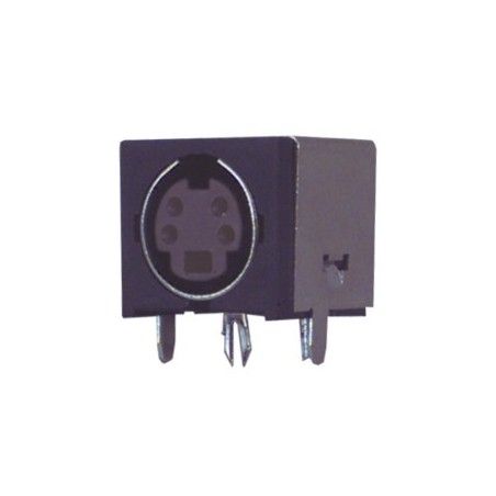 ▷ Conector Base Mini Din. Con I 4C. - Pack 100 uds