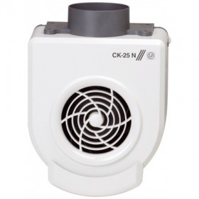 Extractor campana cocina doméstica con bandeja recoge grasas S&P CK-25N  Ø98mm