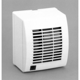 Extractor baño frontal blanco S&P EB-100N T temporizador Ø100mm