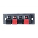 ▷ Regleta De 4 Bornes + Junta Elástica. 10.642/4/RNNR - Pack 40 uds