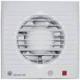 Extractor baño frontal blanco S&P DECOR-100 CRZ temporizador  Ø100mm