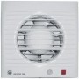 Extractor baño frontal blanco S&P DECOR-100 CRZ temporizador  Ø100mm