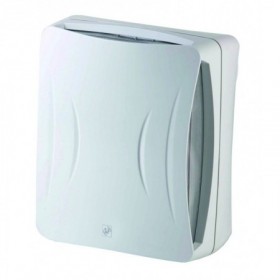 Extractor baño frontal blanco centrífugo S&P EBB-170N HT 3V temporizador Ø100mm