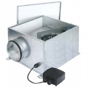 Caja ventilación intercalar conducto S&P CVB-SLIMBOX CVB-600/150-160 Ø150/160mm