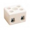 ▷ Regleta Cerámica De 2 Polos. 2.5 Mm2 - Pack 50 uds