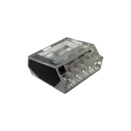 ▷ Terminal De Conexión A Presión.5 Polos - Pack 10 uds
