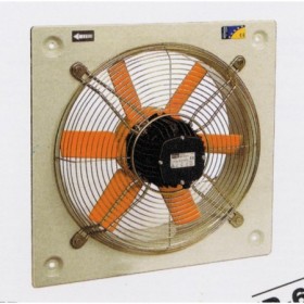 Ventilador helicoidal mural pared SODECA HEP-31-4T/H-I dirección aire motor-hélice