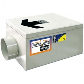 Caja ventilación centrífuga recubierta material fonoabsorbente con rodete reacción SODECA SV-250/H Ø250mm