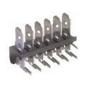 ▷ Regleta Paso 7.62 T. 6.3 | Ferreidea