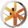 Ventilador helicoidal hélice aluminio antideflagrante SODECA HDF-63-6T dirección aire motor-hélice