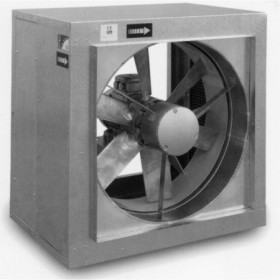 Caja ventilación chapa galvanizada helicoidal hélice aluminio 400º/2h atenuador acústico SODECA CJTHT/PLUS-63-4T-4CV