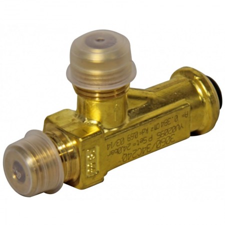 VALVULA SEGURIDAD PASO ANGULAR3060/34 27.5bar 3/8"x1/2" R-404A