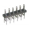 ▷ Regleta Paso 7.62Mm. 10Contactos Faston 2.8Mm | Ferreidea