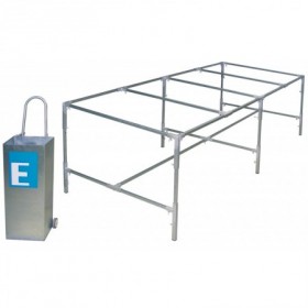 Mesa corte conducto lana vidrio NEWCOBON