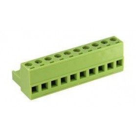 ▷ Conector Hembra Con I. 10 Contactos - Pack 5 uds