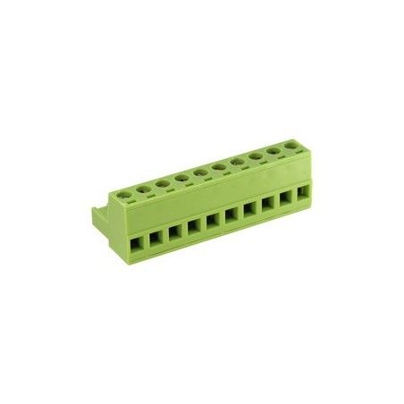 ▷ Conector Hembra Con I. 10 Contactos - Pack 5 uds