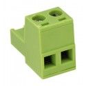 ▷ Conector Hembra Con I. 2 Contactos - Pack 5 uds