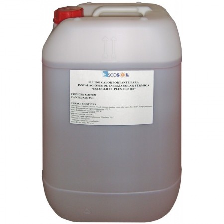 GARRAFA 10 LITROS FLUIDO CALOR PORTANTE PLACAS SOLARES TERMICAS