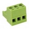 ▷ Conector Hembra Con I. 3 Contactos - Pack 5 uds