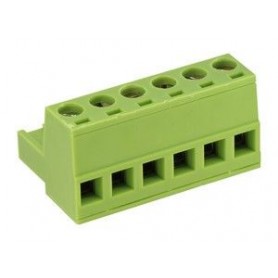 ▷ Conector Hembra Con I, 6 Contactos. - Pack 5 uds