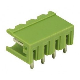▷ Conector Macho Con I. 90º, 4 Contactos - Pack 50 uds