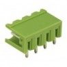 ▷ Conector Macho Con I. 90º, 4 Contactos - Pack 50 uds