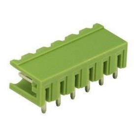 ▷ Conector Macho Con I. 90º, 6 Contactos - Pack 25 uds