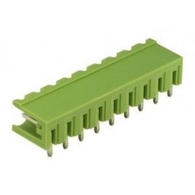 ▷ Conector Macho Con I 90º, 9 Contactos. - Pack 25 uds