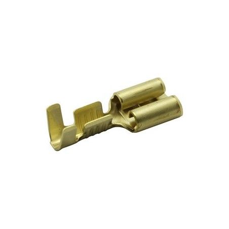 ▷ Faston Hembra 6.3 Mm. - Pack 100 uds