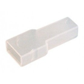 ▷ F Unidades A Faston 6.3 Mm.- Transparente - Pack 100 uds