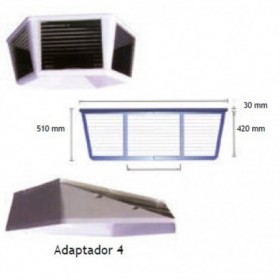 Difusor 6 rejillas más adaptador AGP-4 1165x585mm para QA-500-D COOL BREEZE