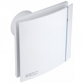 Extractor baño frontal blanco S&P SILENT-100CZ DESIGN Ø100mm