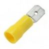 ▷ Faston Macho Aislado 6.35Mm. Amarillo - Pack 100 uds