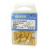 ▷ Caja 10 Faston Macho Aislado 6.35 Amarillo - Pack 5 uds