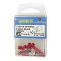 ▷ Caja 10 Faston Macho Aislado 6.35 Rojo - Pack 5 uds