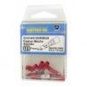 ▷ Caja 10 Faston Macho Aislado 6.35 Rojo - Pack 5 uds