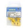 ▷ Caja 10 Faston Hembra Aislado 6.3 Amarillo - Pack 5 uds