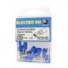 ▷ Caja 10 Faston Hembra Aislado 6.35 Azul - Pack 5 uds