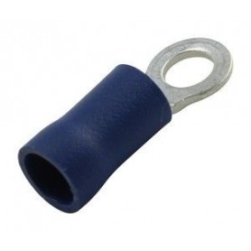 ▷ Terminal Redondo 3.7 Mm. Azul. - Pack 100 uds