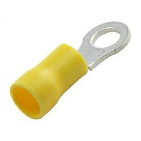 ▷ Terminal Redondo 5.3 Mm. Amarillo. - Pack 100 uds