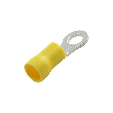 ▷ Terminal Redondo 5.3 Mm. Amarillo. - Pack 100 uds